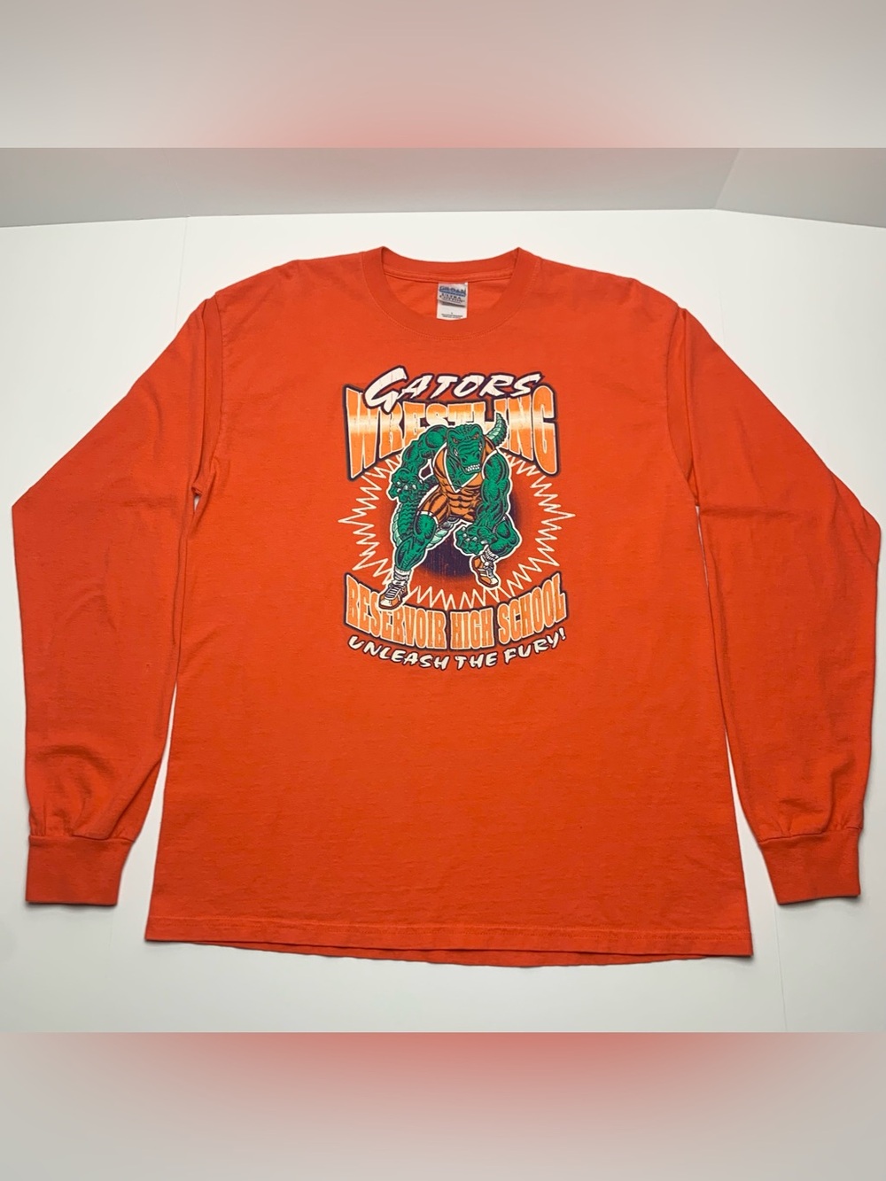Vintage Gators Wrestling T-Shirt Y2k Fulton MD Reservoir High School Tee Large